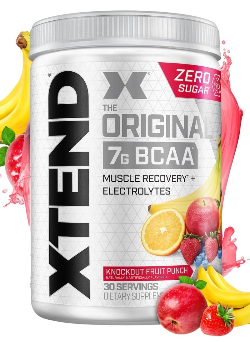 سكيفيشن إكستيند BCAA الأصلي 7 غ - استعادة العضلات + إلكتروليتات، خالي من السكر، بنكهة عصير الفاكهة، 30 حصة - Image 1