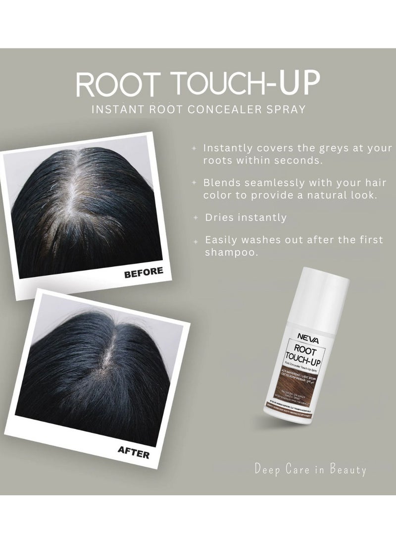 NEVA - NEVA ROOT TOUCH-UP Instant Concealer Spray - 75ml - DARK BROWN - Image 1