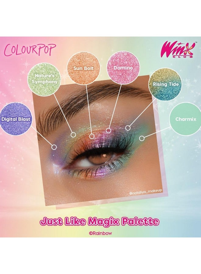 ColourPop Winx Club Shadow Palette - Pastelle Palette with Metallic and Matte Finishes - High-Pigment Makeup with a Long-Wearing Formula - Just Like Magix (0.58 oz) - Image 3
