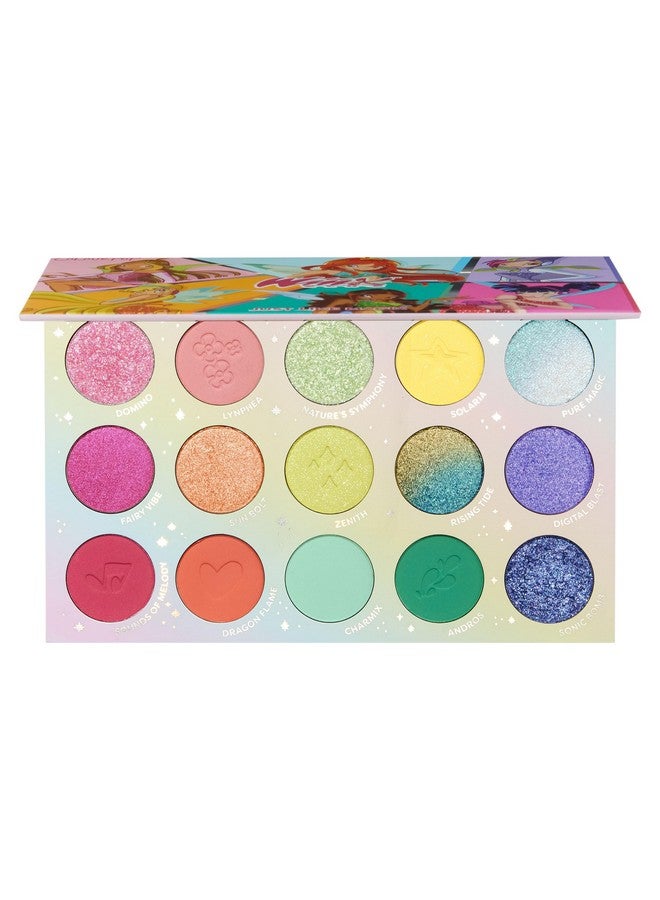 ColourPop Winx Club Shadow Palette - Pastelle Palette with Metallic and Matte Finishes - High-Pigment Makeup with a Long-Wearing Formula - Just Like Magix (0.58 oz) - Image 1