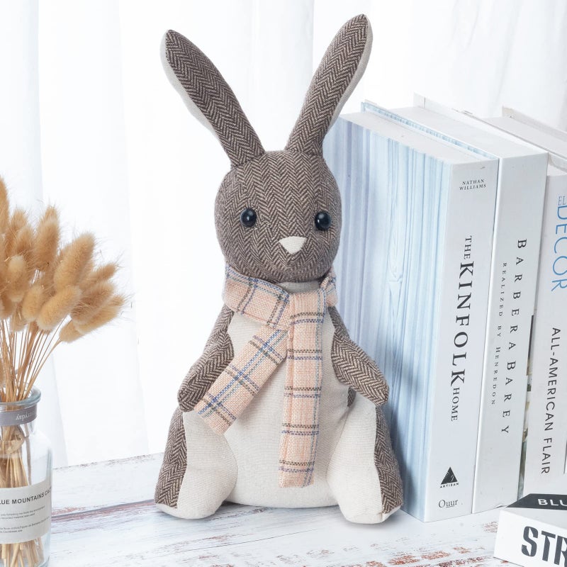 Marwood Cute Door Stopper Decorative Door Stops for Home and Office, Rabbit Weighted Interior Doorstop Fabric Stuffed Animal Door Stopper Floor Decorative - Image 3