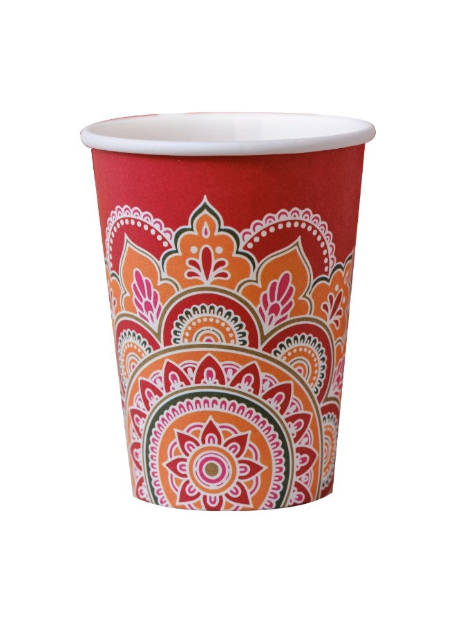 Ginger Ray Multicoloured Patterned Paper Cups - Image 1