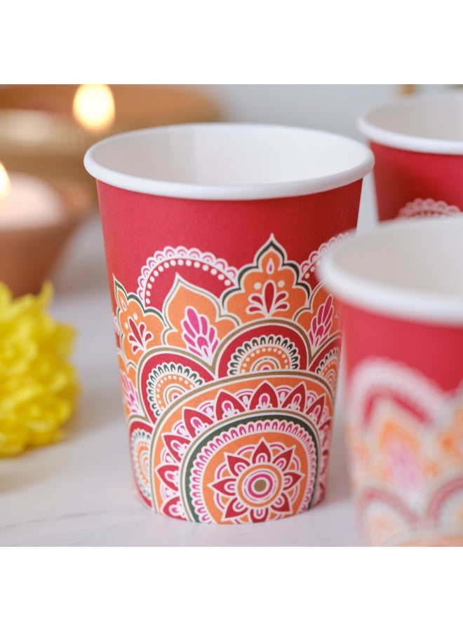 Ginger Ray Multicoloured Patterned Paper Cups - Image 2