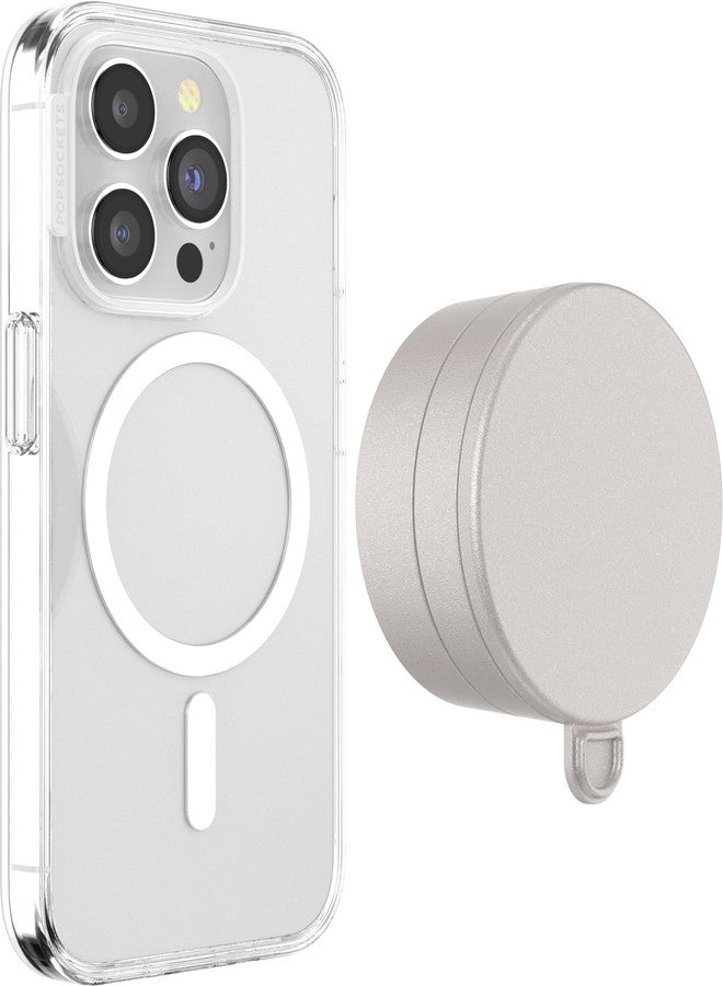 PopSockets Multi-Surface Suction Phone Mount, Detachable Surface Mount, Phone Stand Compatible with MagSafe® - Horchata - Image 2