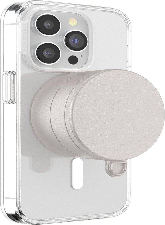 PopSockets Multi-Surface Suction Phone Mount, Detachable Surface Mount, Phone Stand Compatible with MagSafe® - Horchata - Image 3