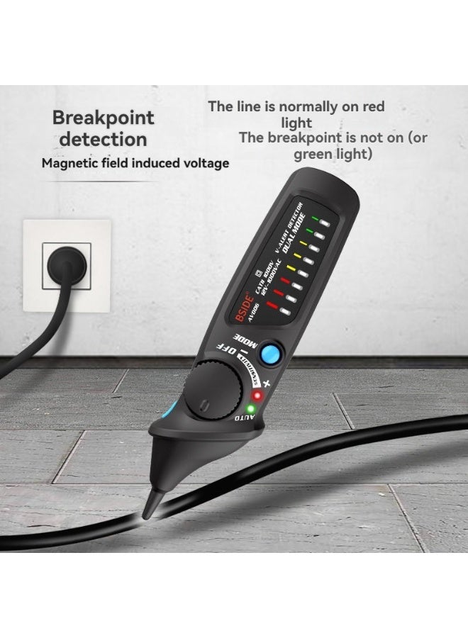M MIAOYAN Portable Voltage Tester Pen with Dual Mode & Adjustable Sensitivity – Live Wire Detector & Breakpoint Finder - Image 2
