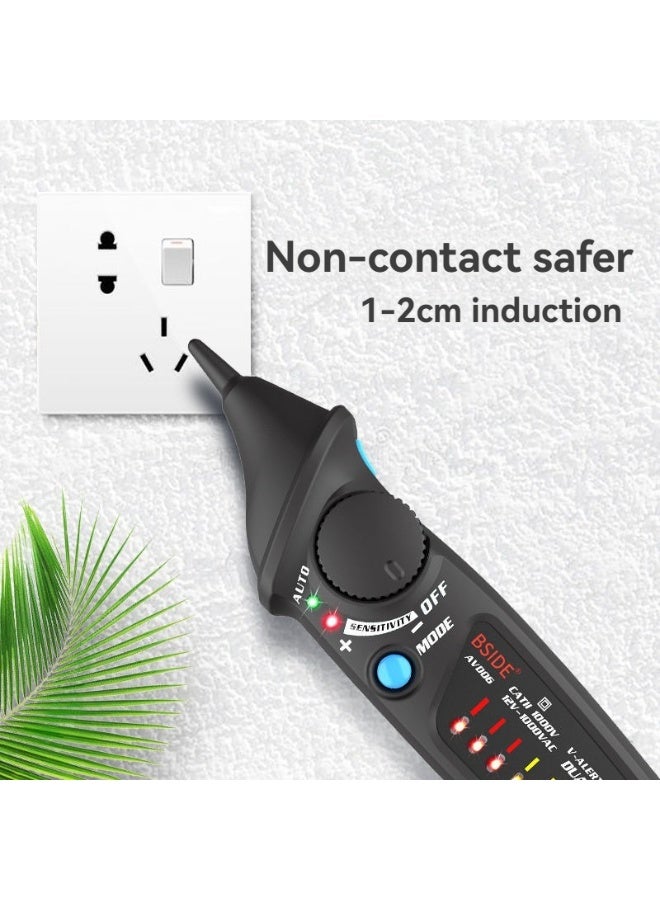 M MIAOYAN Portable Voltage Tester Pen with Dual Mode & Adjustable Sensitivity – Live Wire Detector & Breakpoint Finder - Image 3