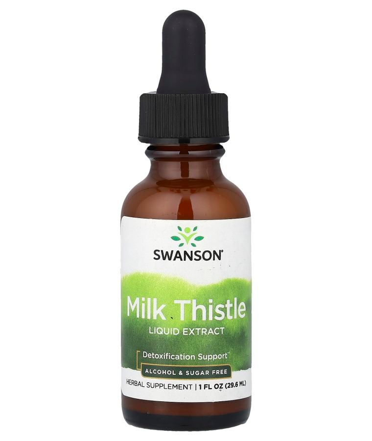 Milk Thistle Liquid Extract Alcohol & Sugar Free 1 fl oz (29.6 ml)