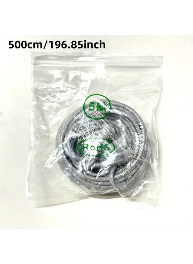 5 م 19685 بوصة شبكة الطاقة عبر إيثرنت كابل آر جاي 45 تيار مستمر كاميرا سي سي تي في - Image 1