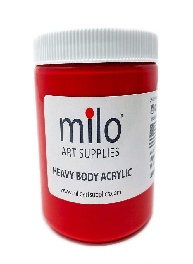 milo Acrylic Paint Set of 8 Colors | 8 ounce Jars | Heavy Body Acrylic Painting Set | Made in the USA | Non-Toxic, Holds Texture and Brush Strokes - Image 4