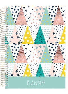 Lizy Hard Cover Spiral Undated Talking Agenda 17X24 cm Design-8  - Image 1