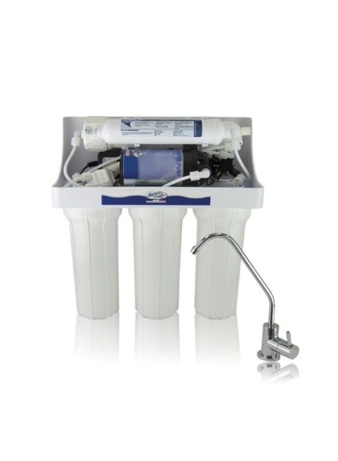 AQUA 5 Stage Reverse Osmosis Water Purifier System with Storage Tank and Faucet – White - Image 4