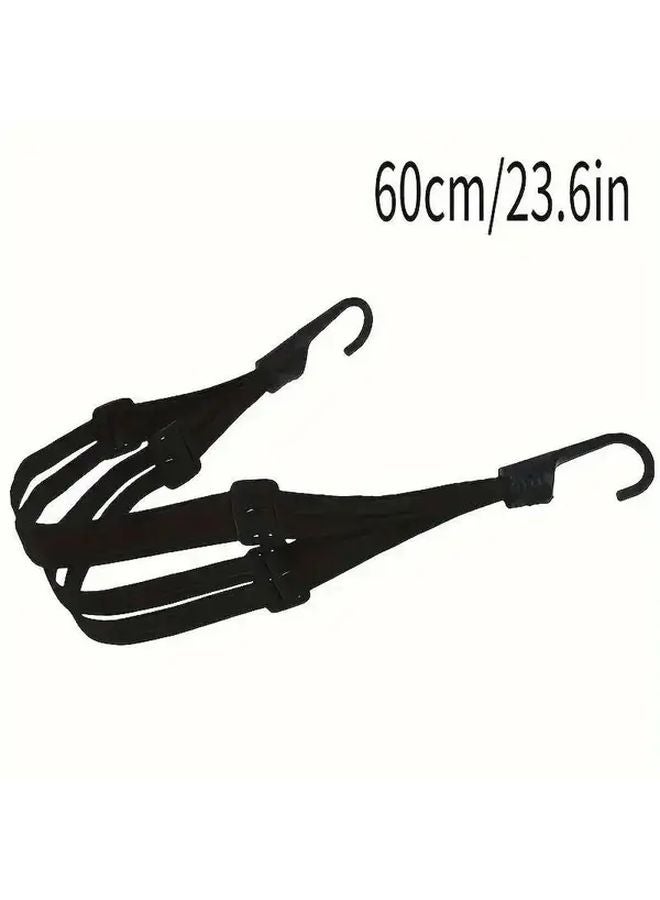 60 23.6 Inch Motorcycle Elastic Suitcase With Safety Hook Durable Mesh Gear For Helmet Travel - Image 1