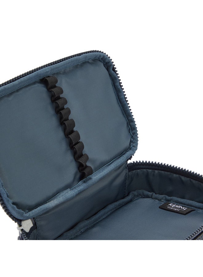 كيبلينغ حافظة أقلام زرقاء بسحاب - Image 5