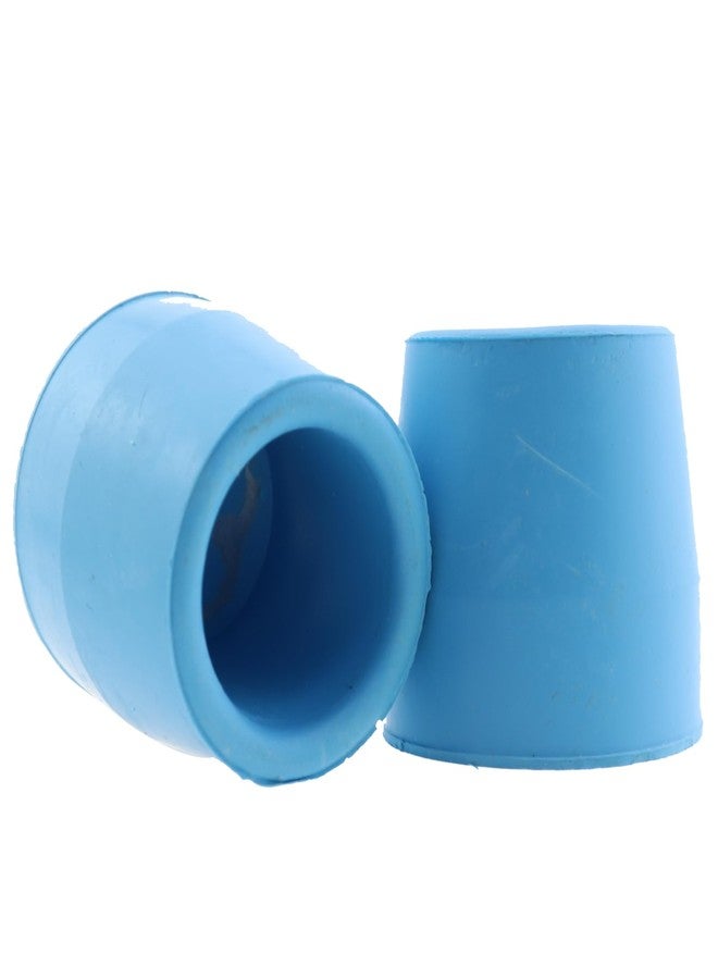 Caishun 1 Set of 4 Blue Heavy Duty Rubber Replacement Tip 1-1/8 Inch Walker Tip for Walkers Commode Chair Shower Chair - Image 5