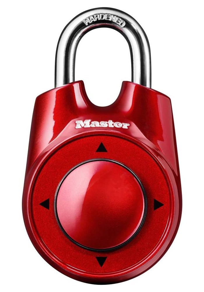 Master Lock Directional Combination Lock - Customizable Lock for Gym and School Lockers, Model 1500iD - Image 1