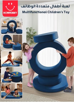 Hompenny Hompenny Multifunctional Children's Toy, Children's Creative Activity Center, Can Be Used as Game Sofa, Storage Box, Table & Chairs, Suitable for 1-12 Years, Green  - Image 1