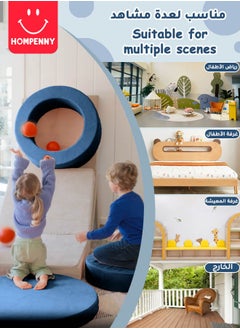 Hompenny Hompenny Multifunctional Children's Toy, Children's Creative Activity Center, Can Be Used as Game Sofa, Storage Box, Table & Chairs, Suitable for 1-12 Years, Green  - Image 2