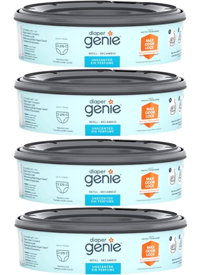 playtex Playtex Diaper Genie Disposal System Refills, 240 Count (Pack of 4) - Image 1