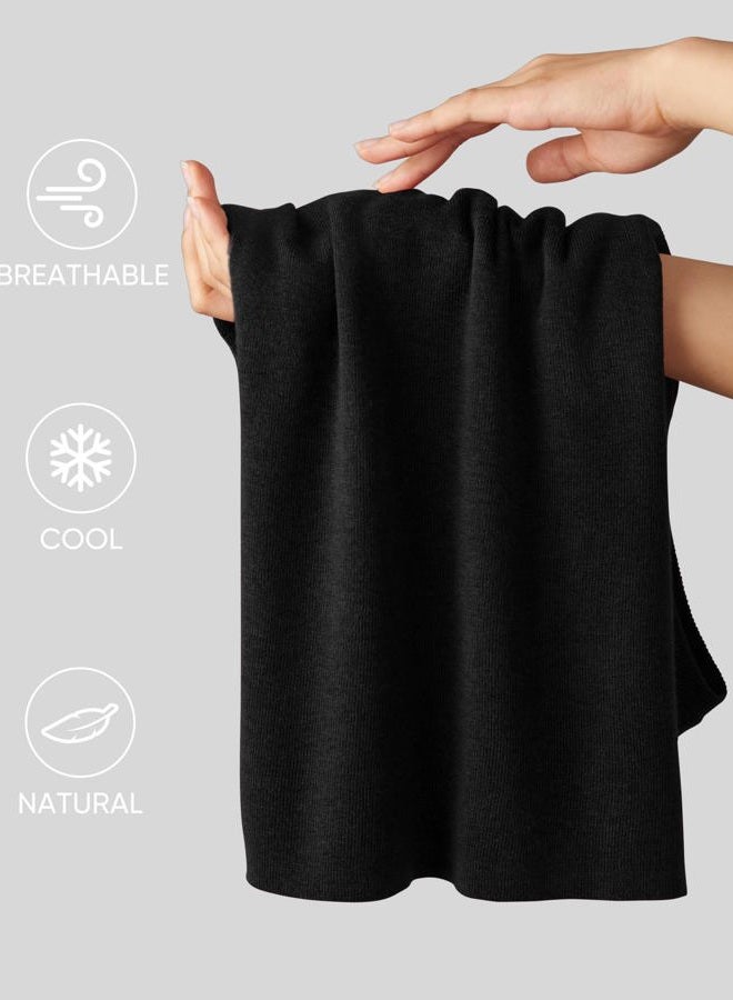 Arach&Cloz Womens Wool Blend Sweater Soft Turtleneck All-Season Casual Tank 2025, Black, M - Image 5