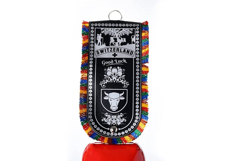 Tej Gifts Feng Shui Swiss Cow Bell for Positive Energy DDLJ Cowbell Car Hanging Keychain Vastu Metal Door Hanging for Home Religious Wall Decor Good Luck Bell Size 7 - Image 3