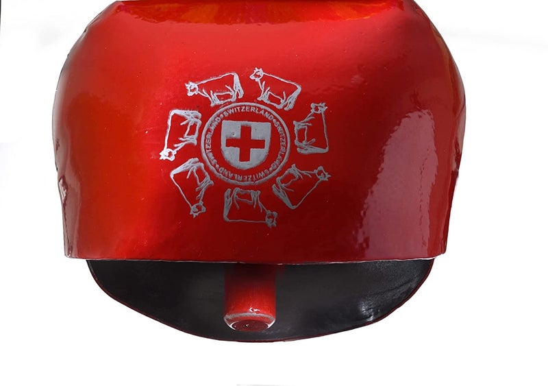 Tej Gifts Feng Shui Swiss Cow Bell for Positive Energy DDLJ Cowbell Car Hanging Keychain Vastu Metal Door Hanging for Home Religious Wall Decor Good Luck Bell Size 7 - Image 5