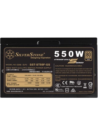 SilverStone Technology 550W Computer Power Supply PSU Fully Modular with 80 Plus Gold  140mm Design Power Supply SSTST55FGS - pzsku/Z0C279B7FE5B8CC6768AEZ/45/1747233306/35d86d08-ed8c-4a43-bfaf-15f708fedd95