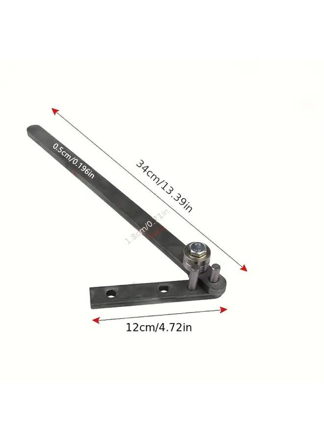 Heavy Duty Manual Pipe Bender Tool Adjustable Lever For 1 8 mm Pipes Ducts HVAC - Image 4