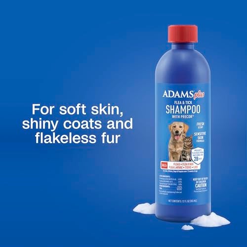 Adams Plus Flea & Tick Shampoo with Precor for Cats and Dogs, 12 Ounces - Image 5