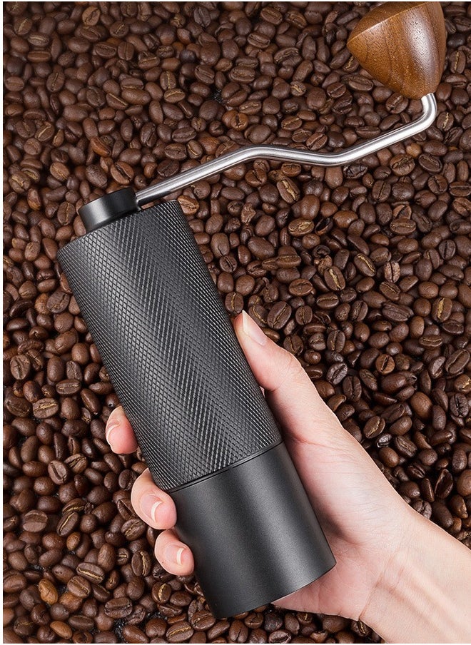 Joshberg - Manual Coffee Grinder,Food Grade Stainless Steel Coffee Bean Heptagonal Conical Burr Grinder - Image 1