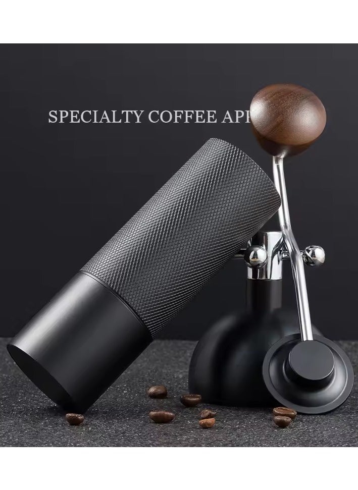 Joshberg - Manual Coffee Grinder,Food Grade Stainless Steel Coffee Bean Heptagonal Conical Burr Grinder - Image 1