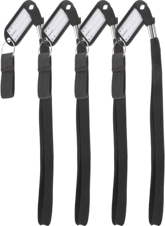 Hemoton Adjustable Cane Wrist Strap with Name Tag for Walking Canes Lightweight Comfortable Anti-Lost Lanyard for Seniors Outdoor Mobility Aid 11X0.78 Inches - Image 5