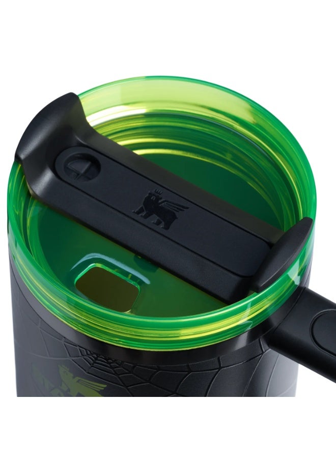 Stanley Halloween Quencher H2.0 FlowState Tumbler 40 oz – Limited Edition Glow-in-the-Dark Spiderweb Travel Mug, Double-Wall Vacuum Insulated Stainless Steel Cup with Reusable Straw, 3-Position Spill-Resistant Lid, Car Cup Holder Friendly – Keeps Drinks Ice Cold for Hours, Perfect for Halloween Parties, Trick-or-Treating, Everyday Hydration and Gifting - Image 5