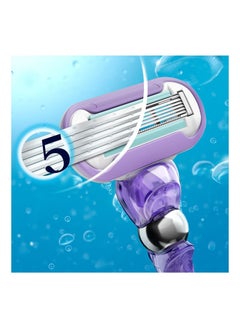 Gillette Venus Extra Smooth Swirl Women's Razor - 1 Handle + 1 Refill  - Image 3