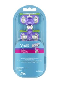 Gillette Venus Extra Smooth Swirl Women's Razor - 1 Handle + 1 Refill  - Image 2