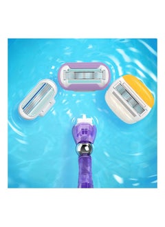Gillette Venus Extra Smooth Swirl Women's Razor - 1 Handle + 1 Refill  - Image 4