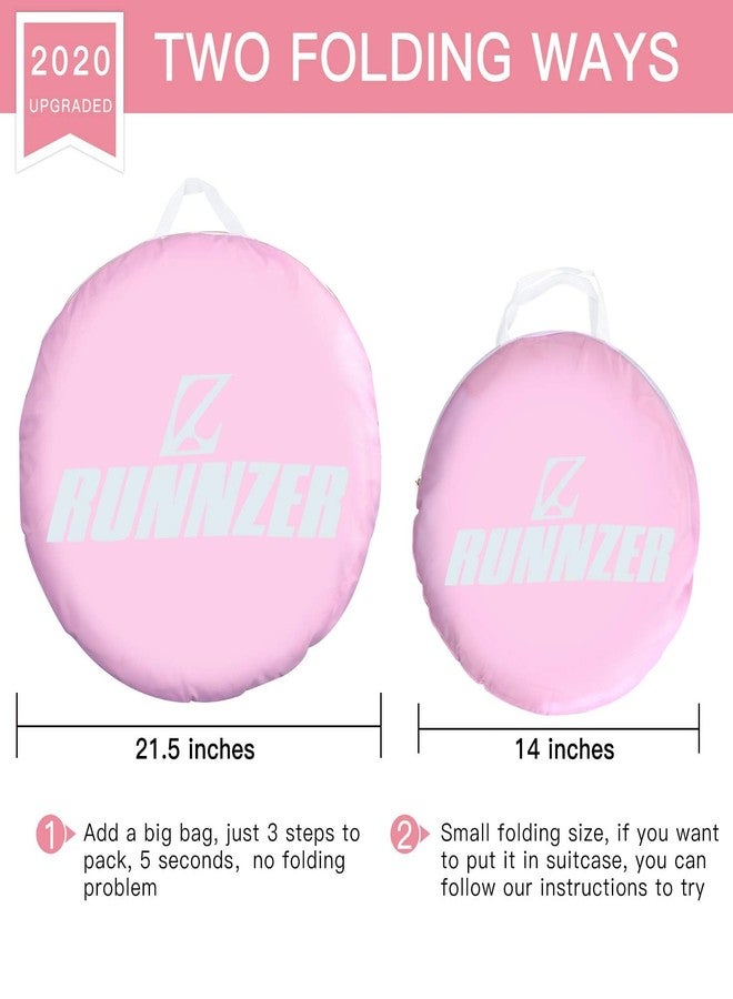 L RUNNZER Crib Tent, Portable Crib Cover to Keep Baby from Climbing Out, Safe & Breathable Crib Net, Easy to Install and Store, Pink - Image 5