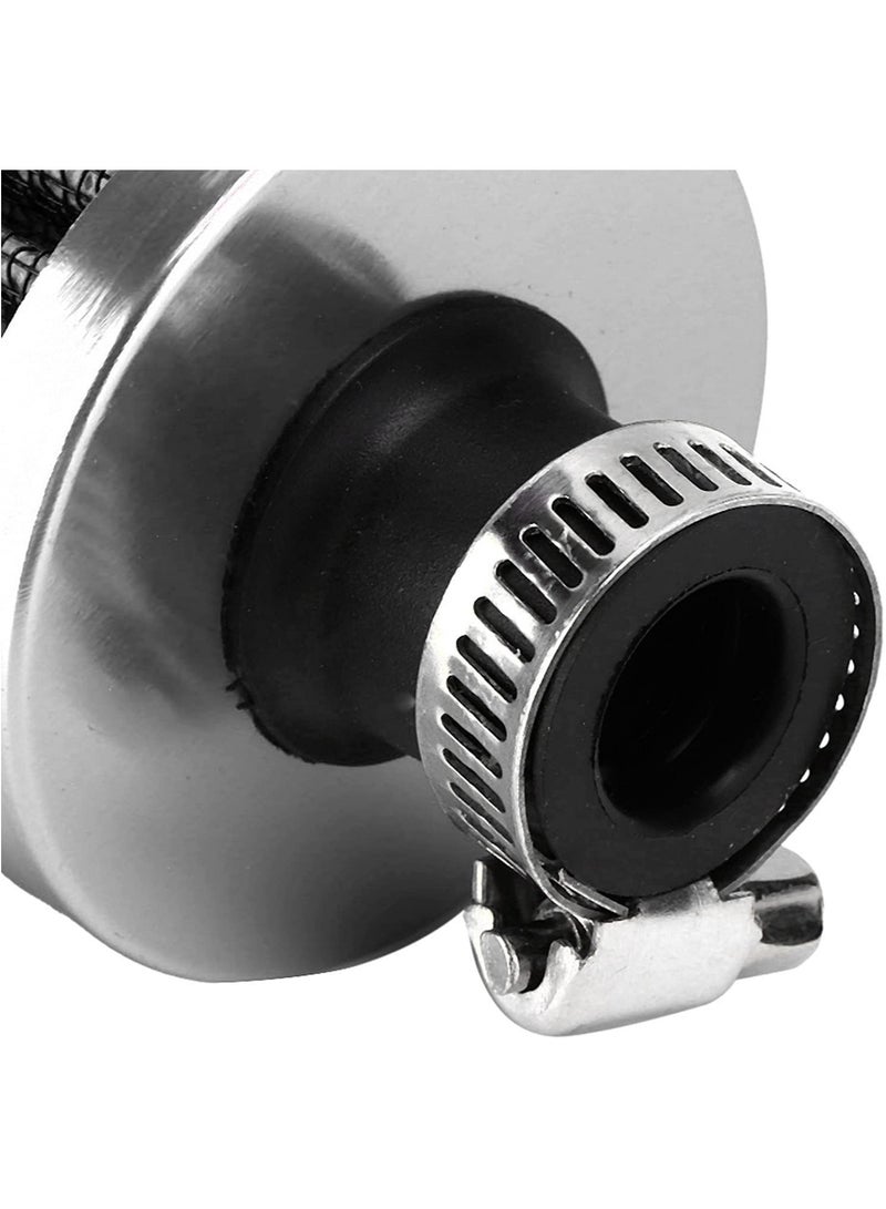WINCA Air Filter 12mm/ 0.47″ Mini Air Intake Filter Vent Crankcase Breather Universal Car Accessory Air Intake Breather (Silver) - Image 4