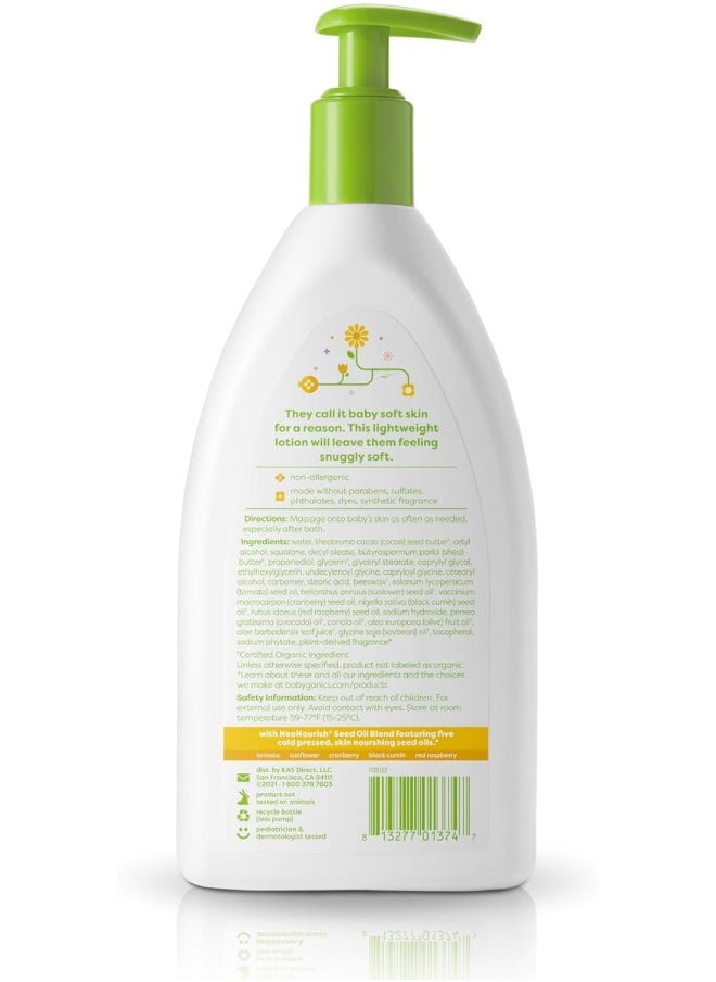 Babyganics Babyganics Daily Lotion, Chamomile Verbena, Packaging May Vary, 17 Fl Oz (Pack of 2)  - Image 2