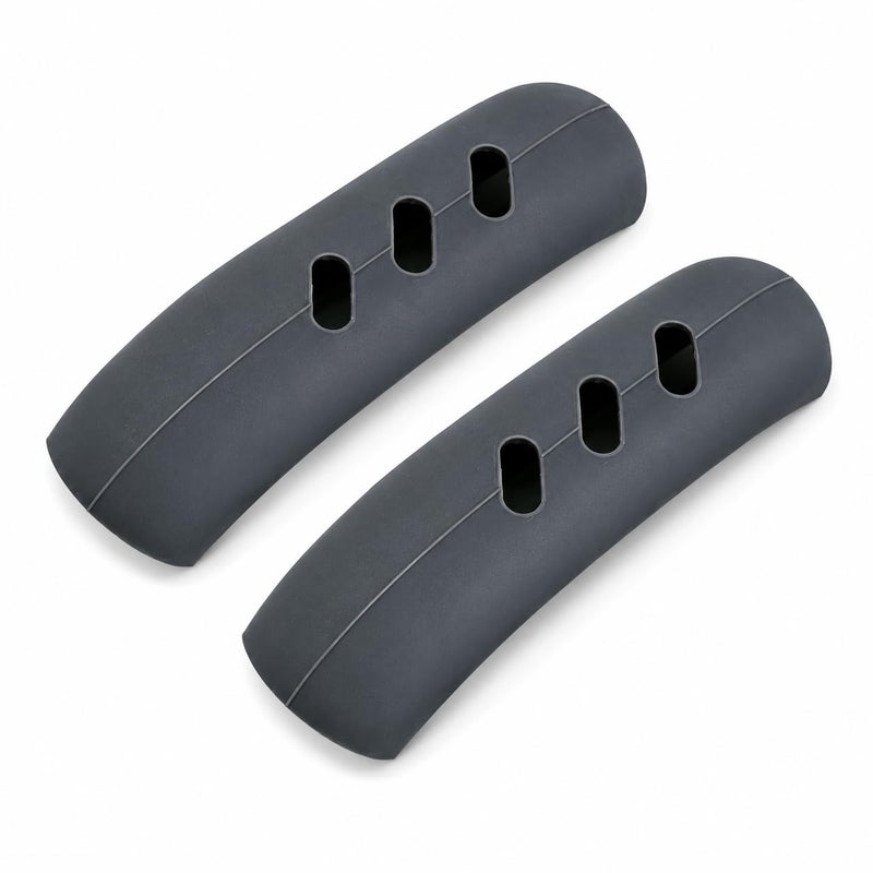 Pot Handle Covers Silicone Set of 2, Heat Insulated Grip Sleeves for Frying Pans, Skillets and Saucepans, Reusable Non-Slip Kitchen Handle Protectors - Image 1