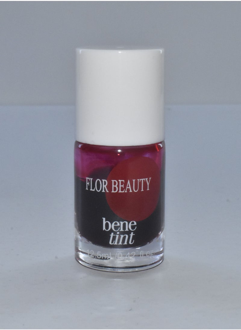FLOR BEAUTY 7 Pieces Benetint Lip And Cheek Stain Red  - Image 2
