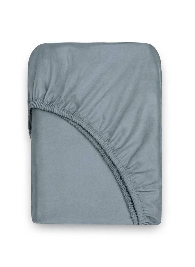 Askona Fitted Sheet 160x200 Askona Comfort Tencel Dust Blue - Image 3