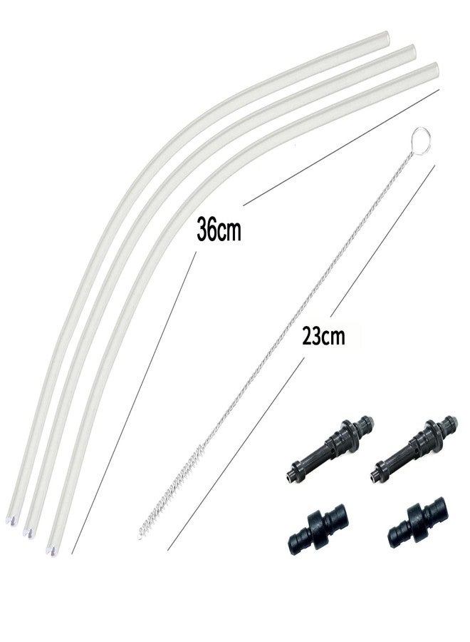 Brewvana Milk Hose Fully Automatic Coffee Machine Silicone Hose 3x Replacement + HP1 Connection Nipple - Compatible with Jura Coffee Machine Devices - Image 2
