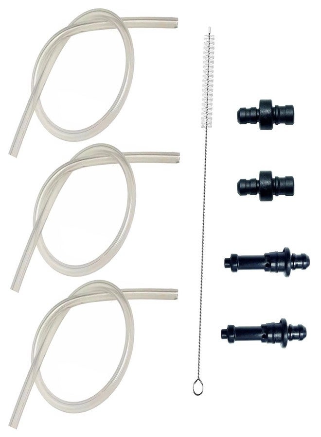 Brewvana Milk Hose Fully Automatic Coffee Machine Silicone Hose 3x Replacement + HP1 Connection Nipple - Compatible with Jura Coffee Machine Devices - Image 1