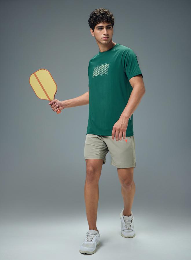 Technosport Men Typography Print Slim Fit T-Shirt - Image 4