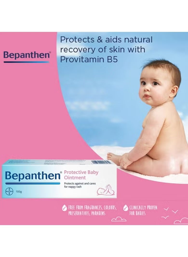 Bepanthen Protective Baby Ointment 100Gm For Nappy Rash - Image 1