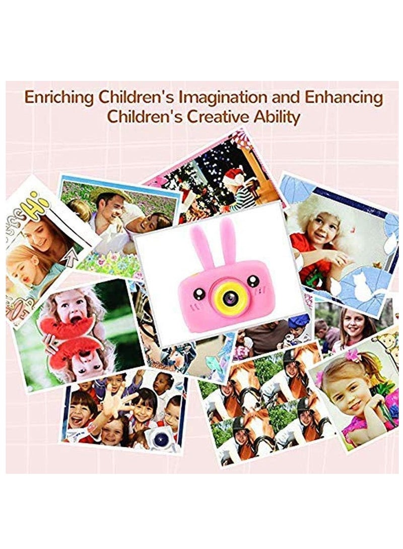 Cartoon Rabbit Camera，Cute Mini Video Digital Cameras, Video Camera Funny Filters - Image 4