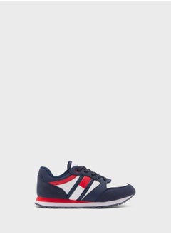 TOMMY HILFIGER Youth Low Top Lace Up Sneakers  - Image 1