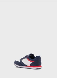 TOMMY HILFIGER Youth Low Top Lace Up Sneakers  - Image 2