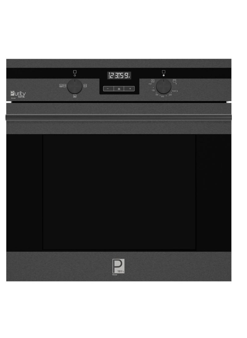 Purity FR PRO – Dark inox Built in Gas+Gas Oven withTurbo Fan 